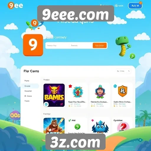 Navegação intuitiva e experiência do usuário no 9eee.com